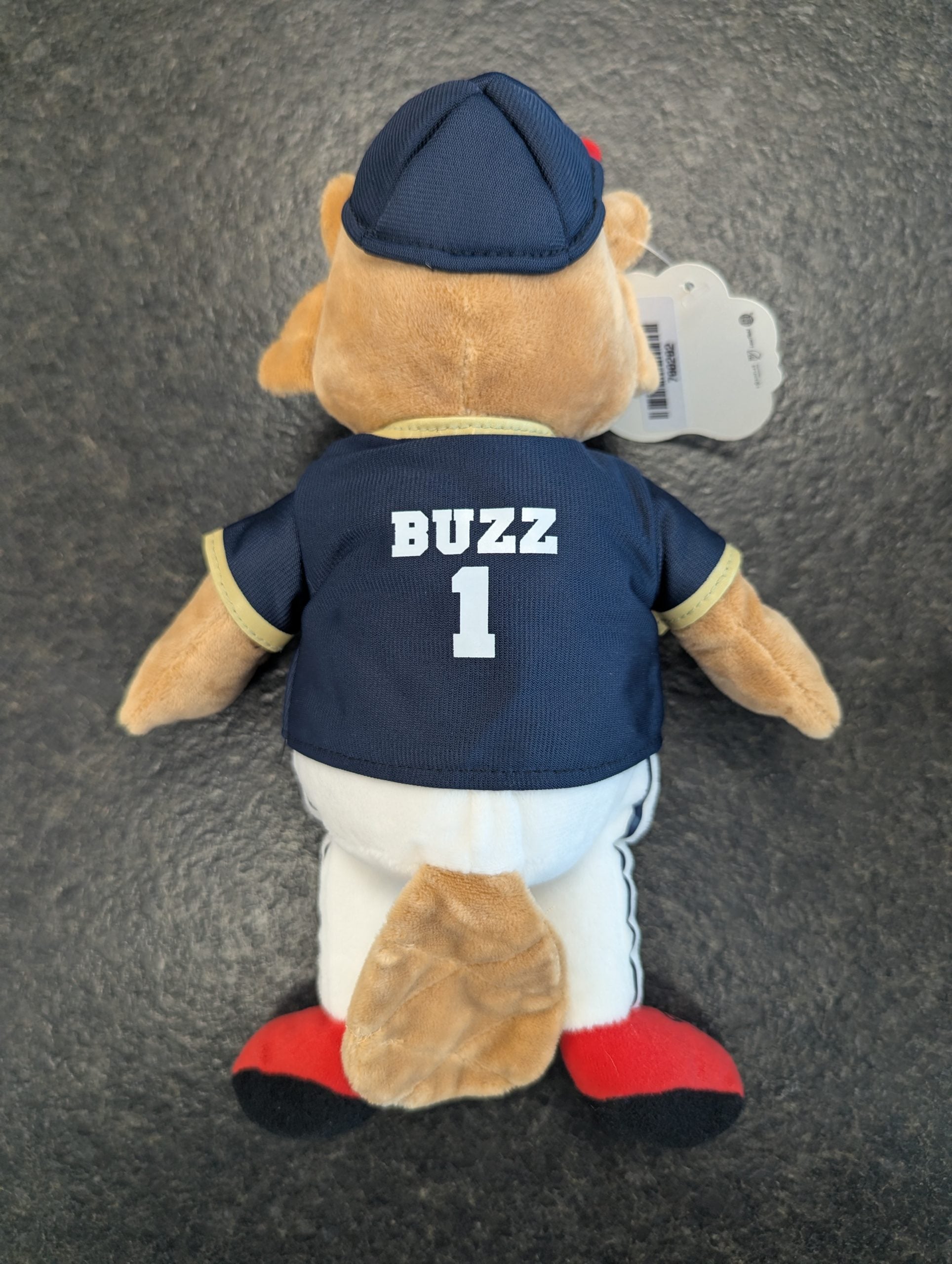 Beavers plush Buzz back