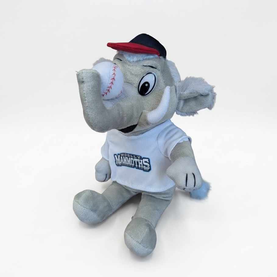Plush Woolly Mammoth mascot toy