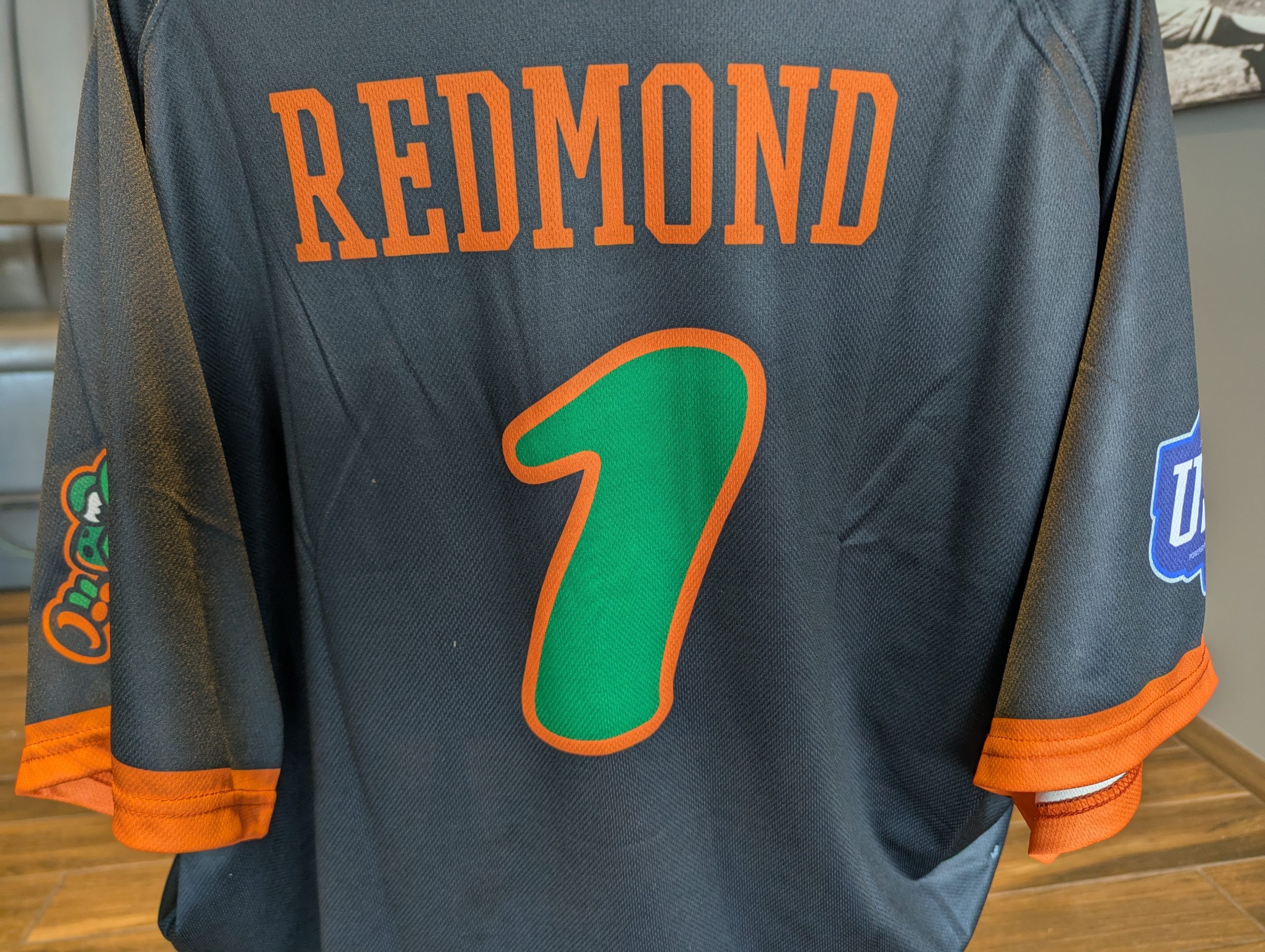 custom Diamond Hoppers black away jersey with name and number on the back