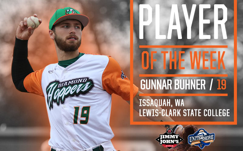 Gunnar Buhner Named USPBL Player of the Week - USPBL