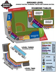 Jimmy Johns Field Schedule 2022 Seating Chart - United Shore Professional Baseball League