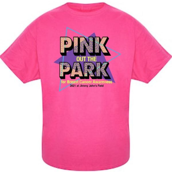 Pink Out 80s tee