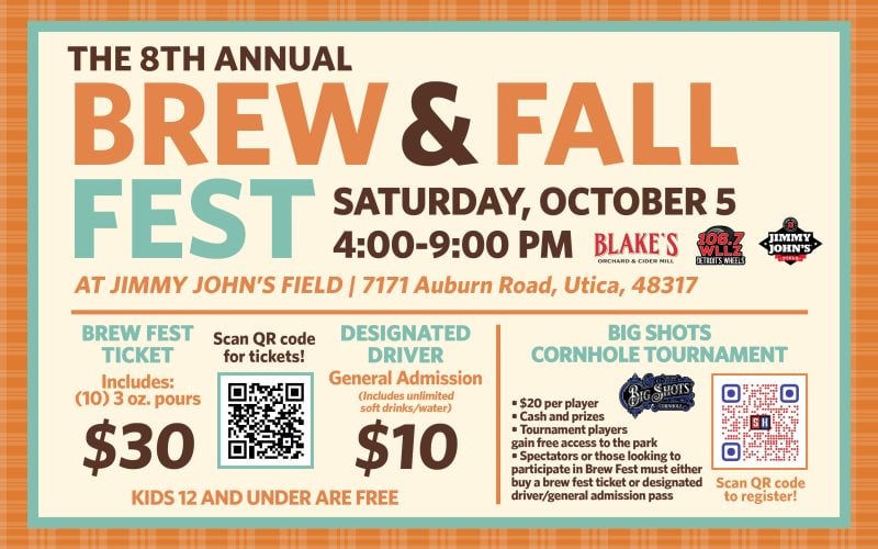 Brew & Fall Fest Website Scroll