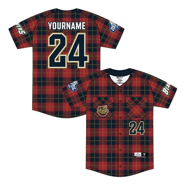 Beavers Custom Plaid Jersey