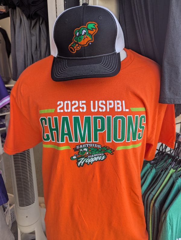 2025 USPBL Champions Diamond Hoppers shirt