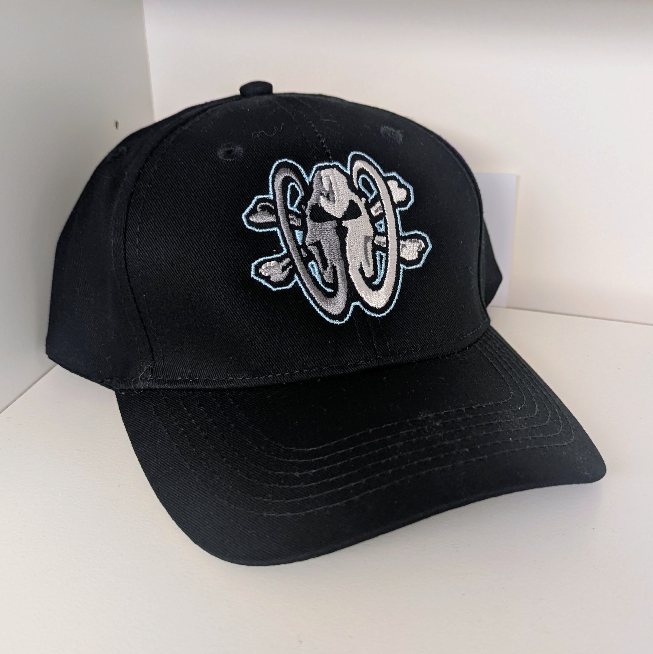 Westside Woolly Mammoths youth baseball cap hat black with mammoth skull