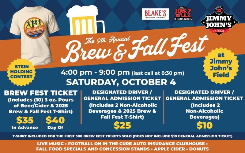Brew & Fall Fest Website Scroll