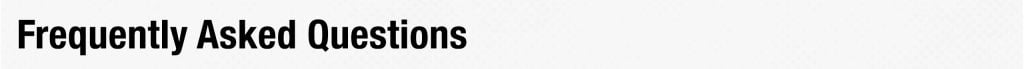 FAQ