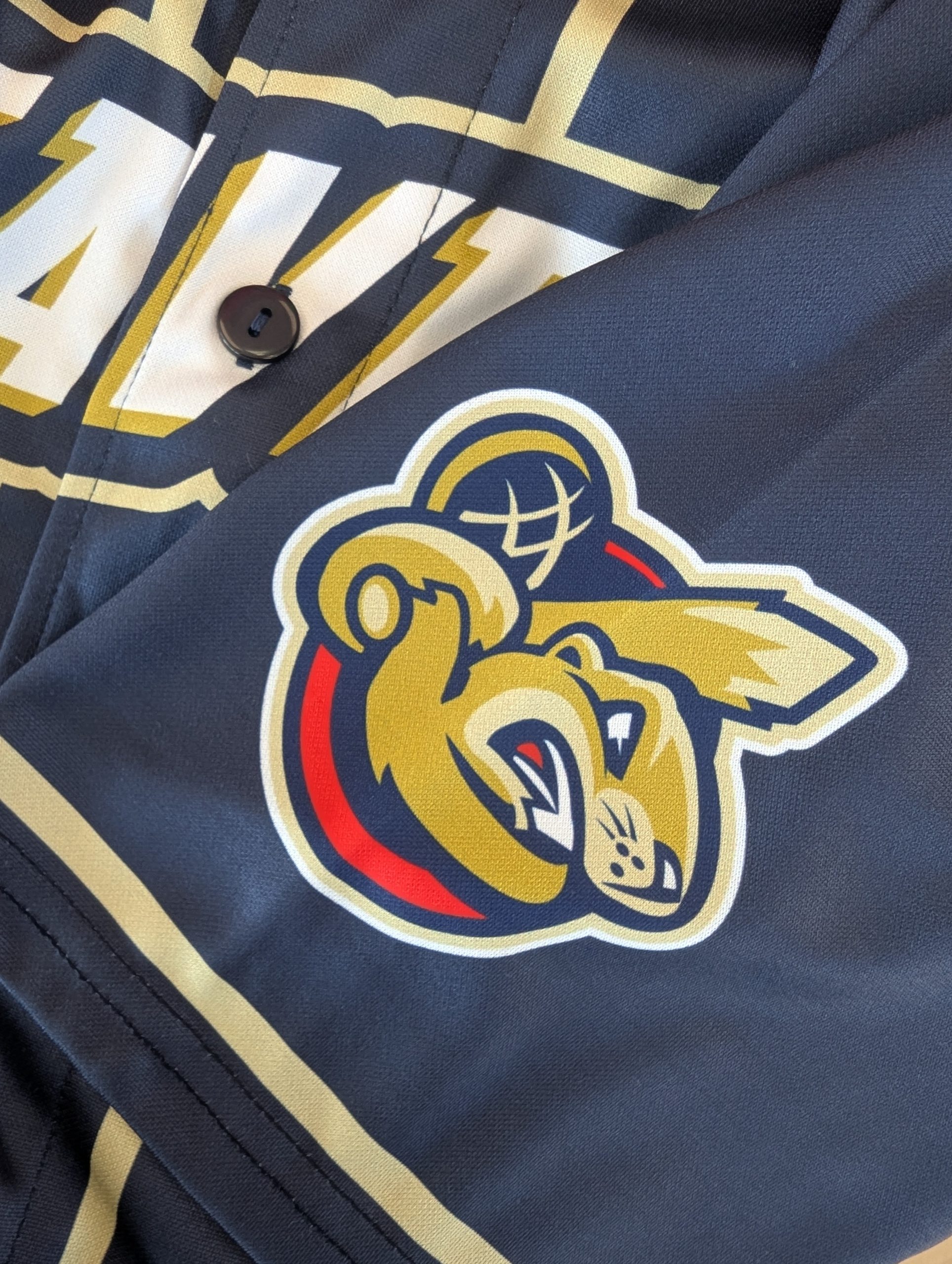 Jersey Sleeves Beavers Navy mascot